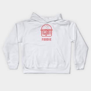 Burger Foodie - Food lover Kids Hoodie